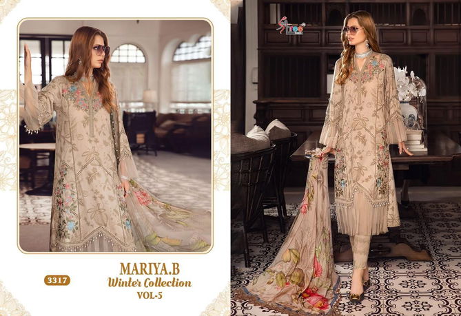 Mariya B Winter Collection 5 By Shree Pashmina Pakistani Suits Wholesalers In Delhi
